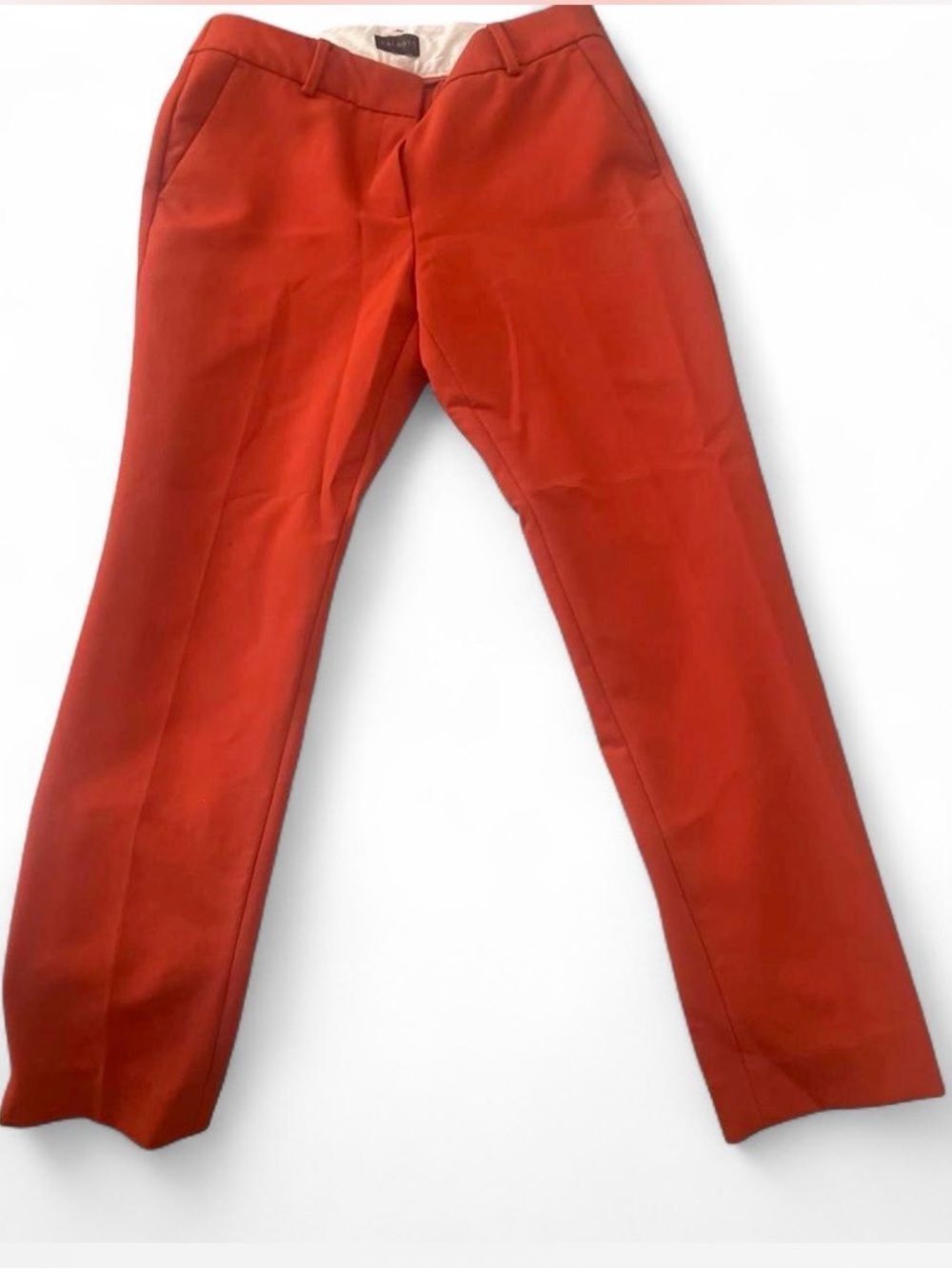 Talbots Women's Hampshire ankle Pants in Orange-Red